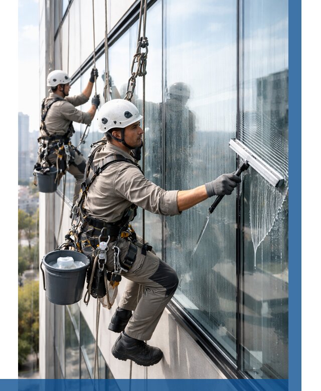 Мойка окон альпинистами в Сегеже от 4682 р. | ВЫСОТНИК-Сгж