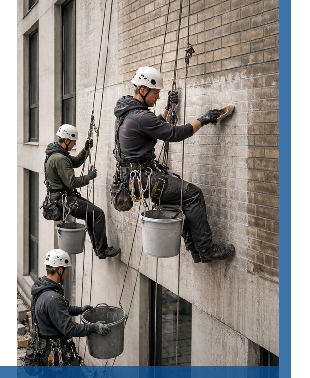 Удаление высолов с фасада в Сегеже от 260 р. | ВЫСОТНИК-Сгж