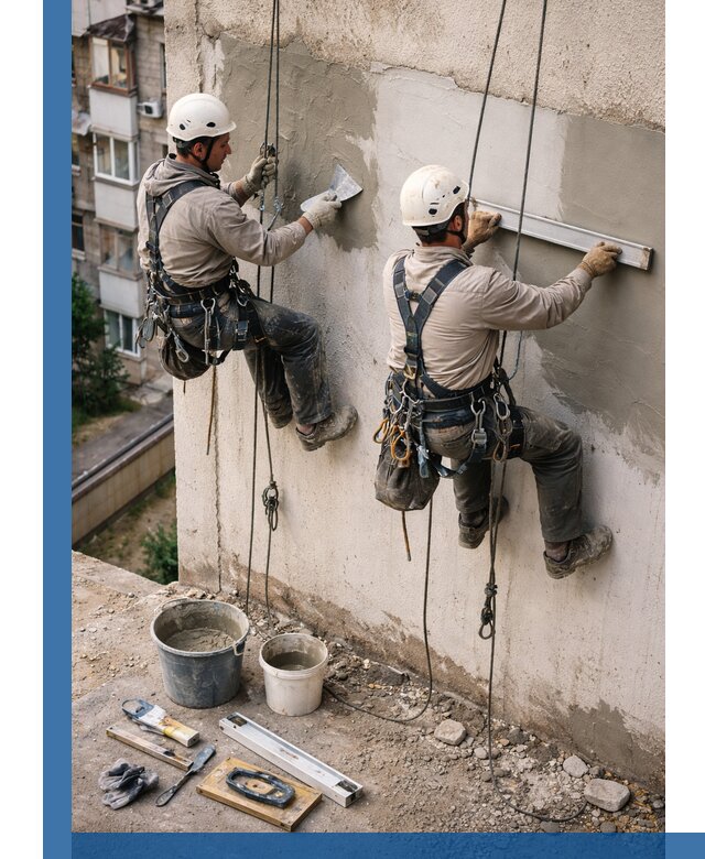 Комплексный ремонт штукатурного фасада с гарантией в Сегеже