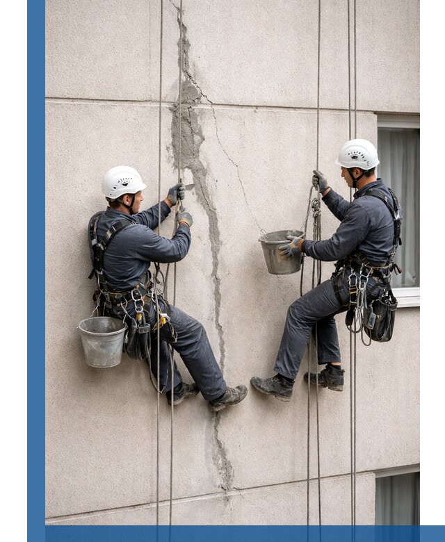 Заделка трещин на фасаде в Сегеже с гарантийным ремонтом