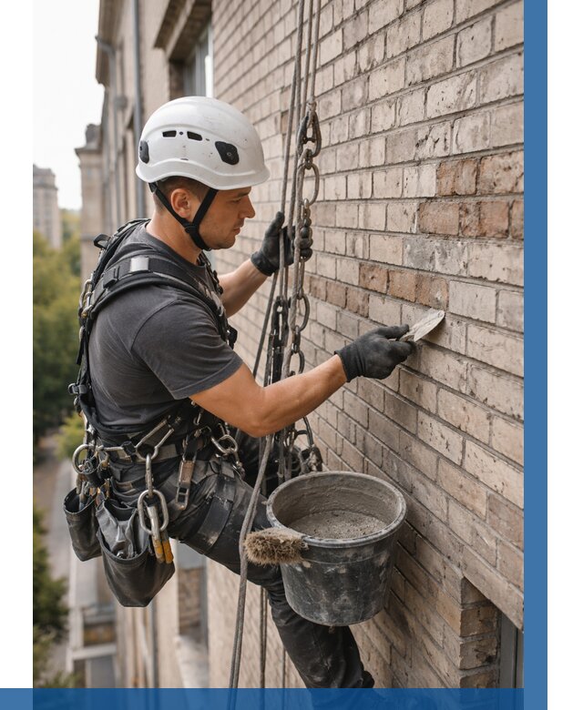 Ремонт кирпичной кладки фасада в Сегеже от 1873 р. | ВЫСОТНИК-Сгж