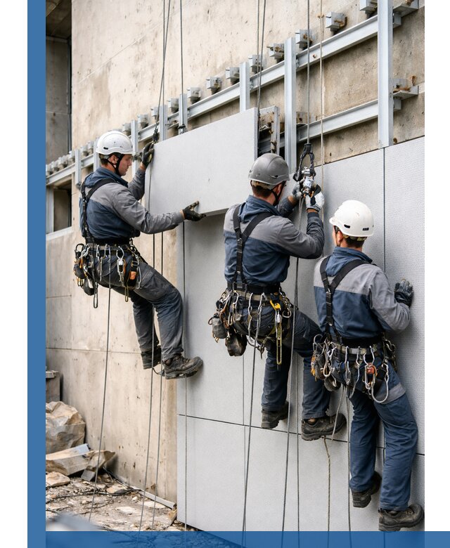 Монтаж вентилируемого фасада в Сегеже под ключ с гарантией качества