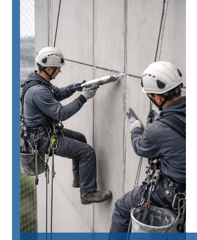 Первичная герметизация швов фасадов и кровель в Сегеже