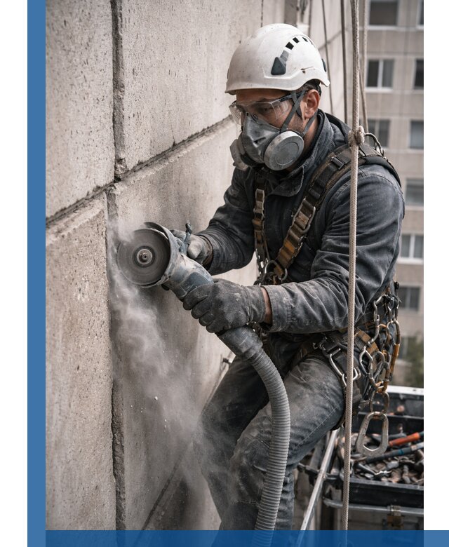 Штробление межпанельных швов в Сегеже качественно и быстро