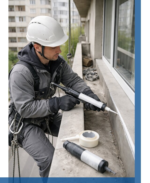 Герметизация швов лоджии в Сегеже от 4682 р. | ВЫСОТНИК-Сгж