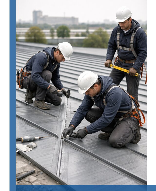 Ремонт фальцевой кровли в Сегеже срочно и качественно