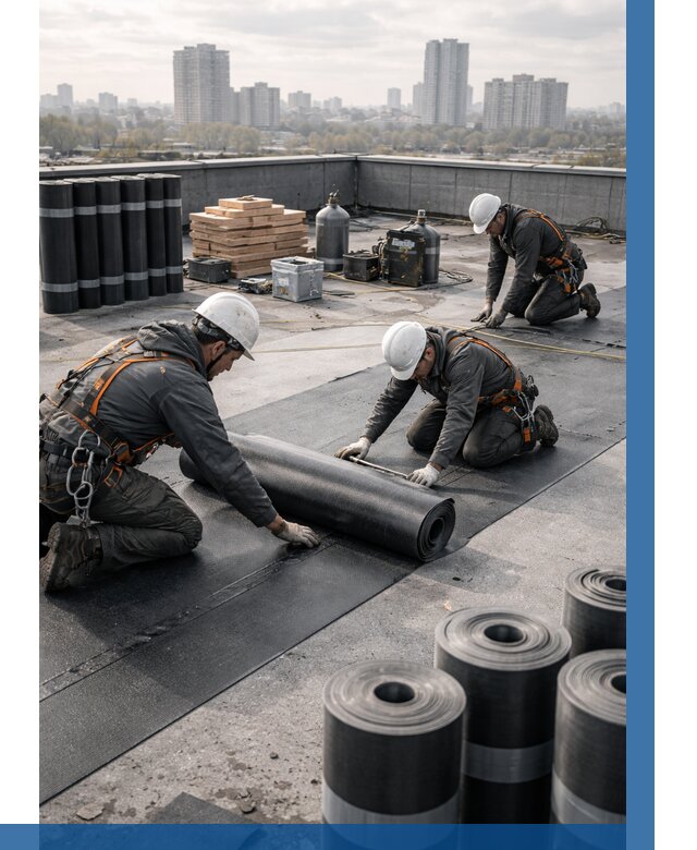 Монтаж мягкой кровли под ключ в Сегеже от 468 р. | ВЫСОТНИК-Сгж