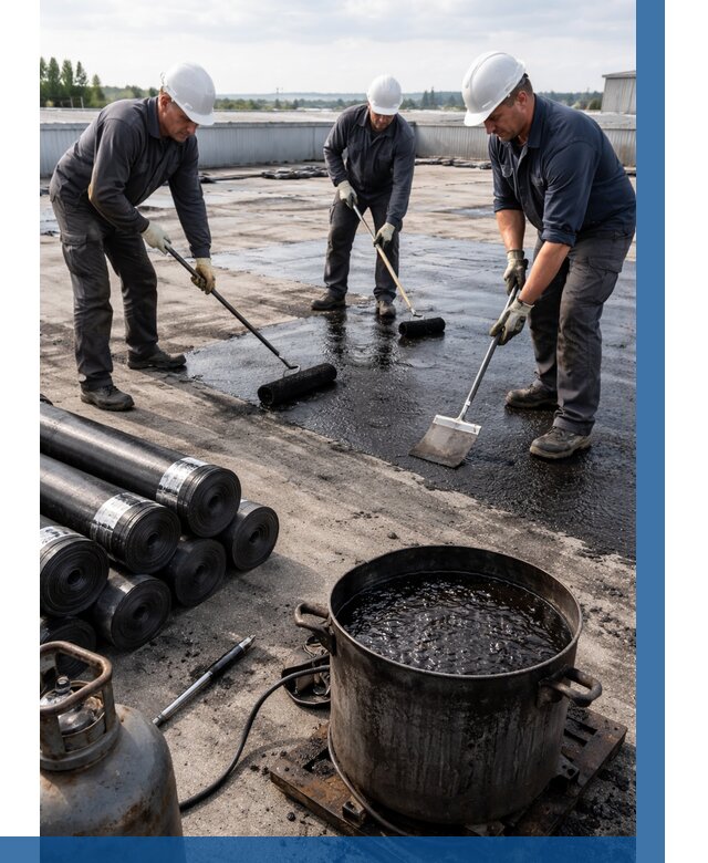 Гидроизоляция кровли мастикой в Сегеже от 624 р. | ВЫСОТНИК-Сгж