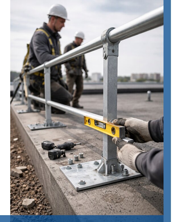 Монтаж кровельного ограждения в Сегеже от 1249 р. | ВЫСОТНИК-Сгж