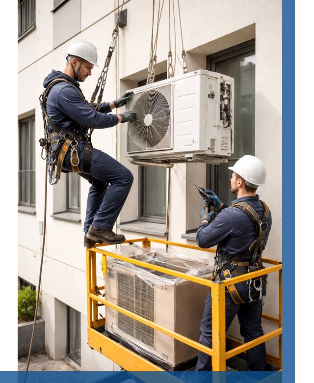 Демонтаж внешнего блока кондиционера в Сегеже от 3642 р. | ВЫСОТНИК-Сгж