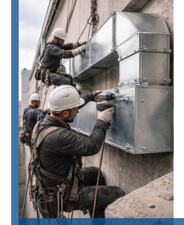 Профессиональный монтаж вентиляционных коробов в Сегеже под ключ