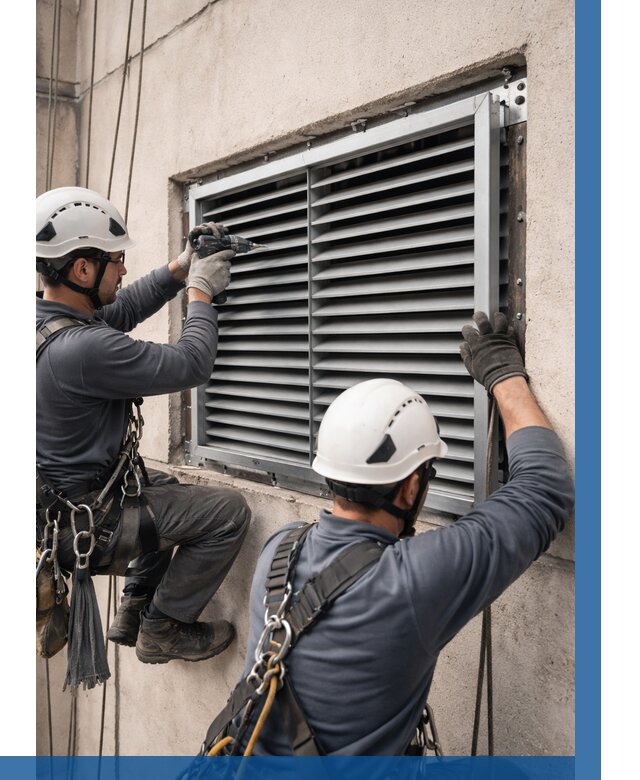 Монтаж вентиляционных решеток в Сегеже от 4682 р. | ВЫСОТНИК-Сгж