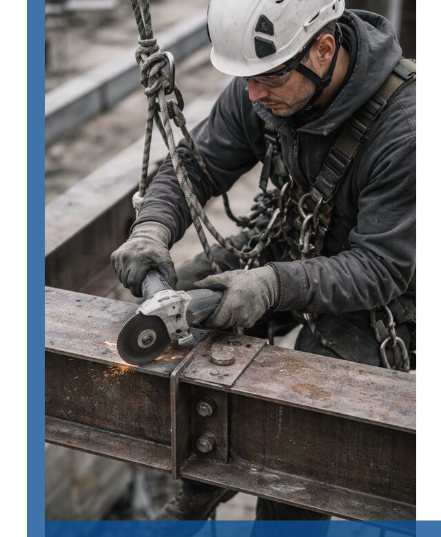 Резка металла на высоте в Сегеже для зданий и конструкций