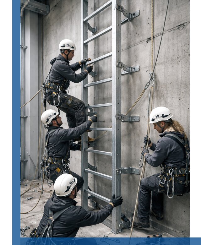 Монтаж металлических лестниц в Сегеже под ключ со гарантией