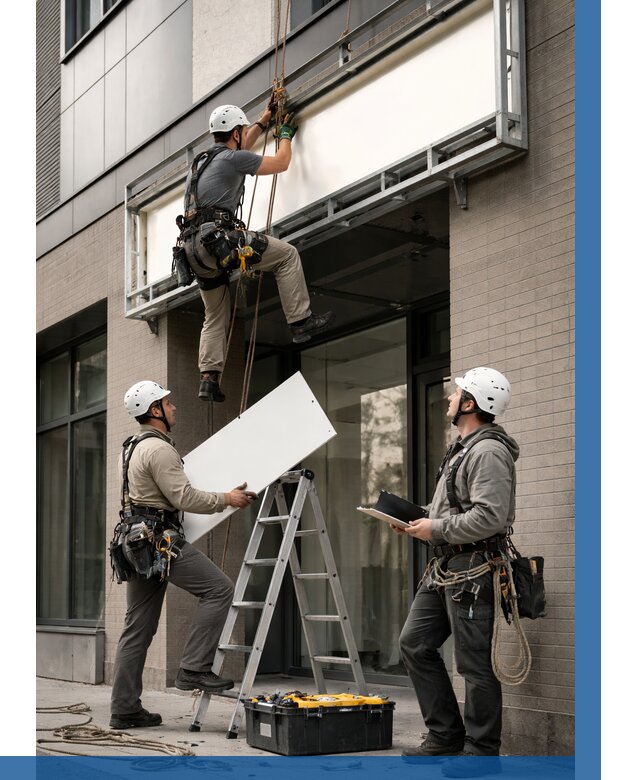 Монтаж светового короба в Сегеже от 6763 р. | ВЫСОТНИК-Сгж