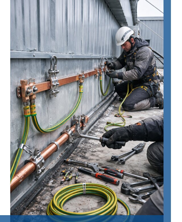 Монтаж заземления здания в Сегеже от 26013 р. | ВЫСОТНИК-Сгж