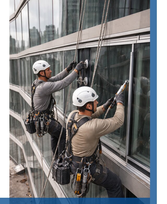 Радиусное остекление фасада в Сегеже от 12486 р. | ВЫСОТНИК-Сгж