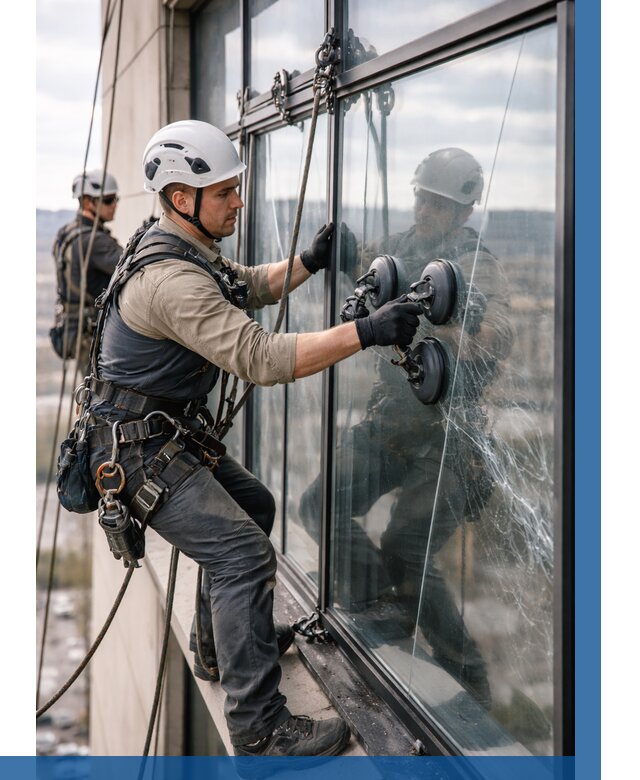 Замена стекла в витраже в Сегеже под ключ от 8844 р. | ВЫСОТНИК-Сгж