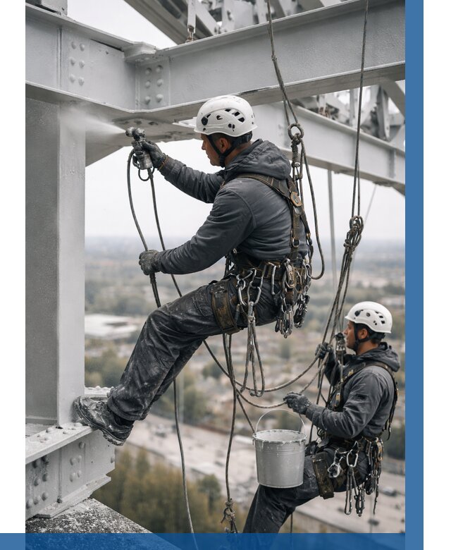 Покраска металлоконструкций на высоте в Сегеже 364 р |ВЫСОТНИК-Сгж