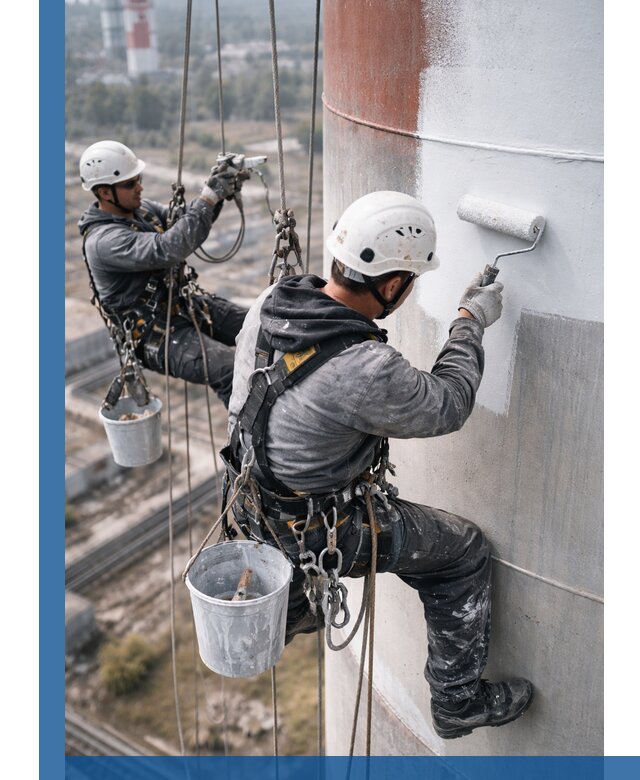 Покраска дымовых труб в Сегеже: антикоррозийная защита и восстановление