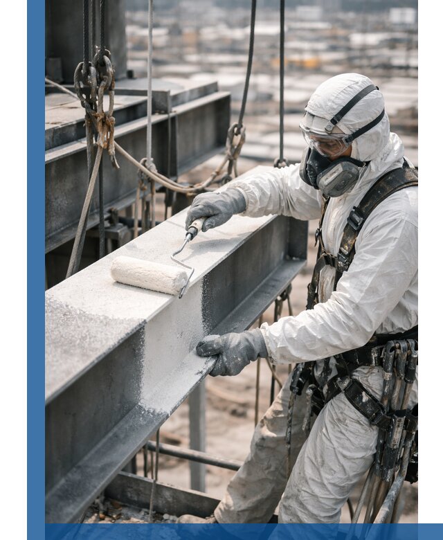 Профессиональная огнезащитная обработка металлоконструкций в Сегеже