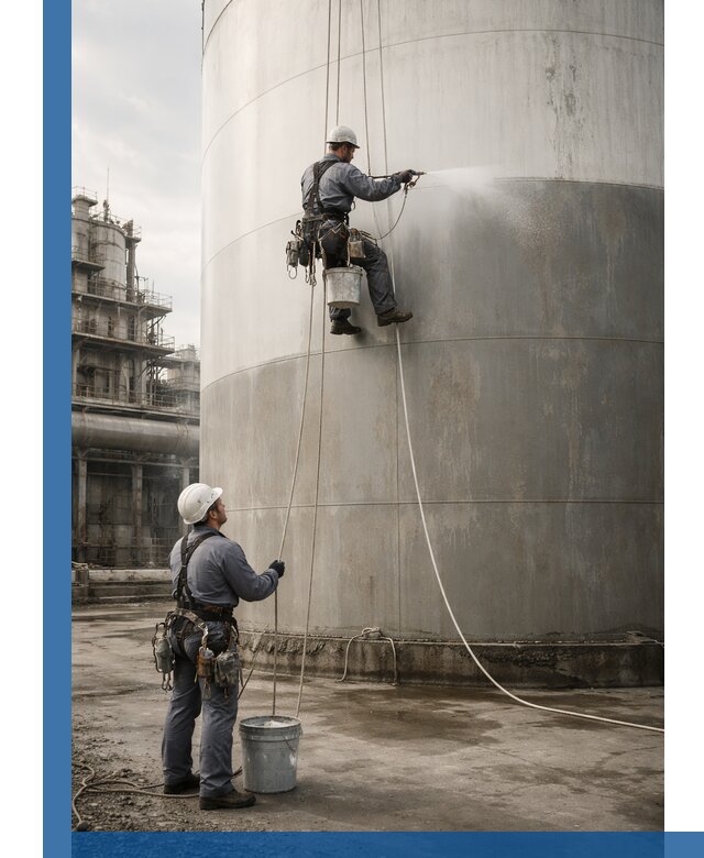 Покраска стальных резервуаров и емкостей в Сегеже профессионально