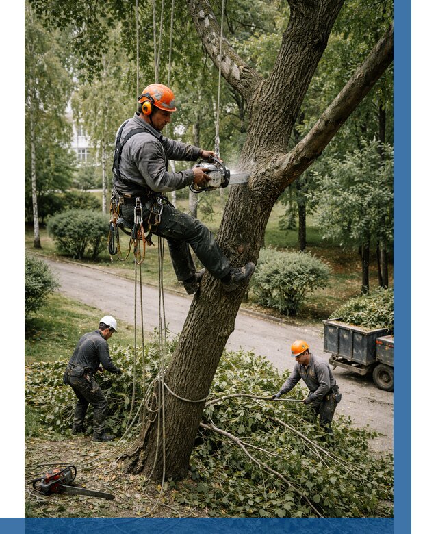 Кронирование деревьев в Сегеже от 6763 р. | ВЫСОТНИК-Сгж
