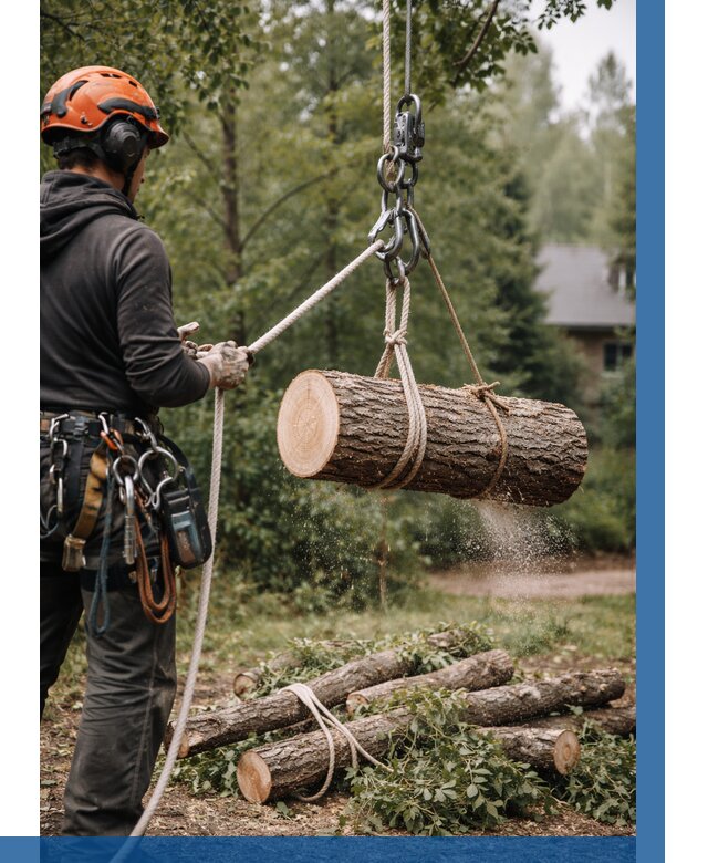 Валка деревьев частями в Сегеже от 7804 р. | ВЫСОТНИК-Сгж
