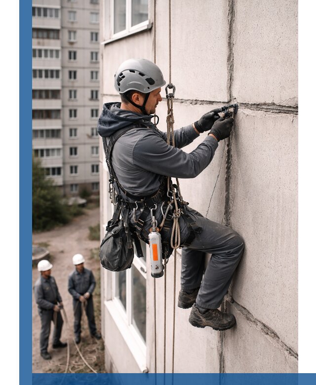 Обследование межпанельных швов и герметизация в Сегеже