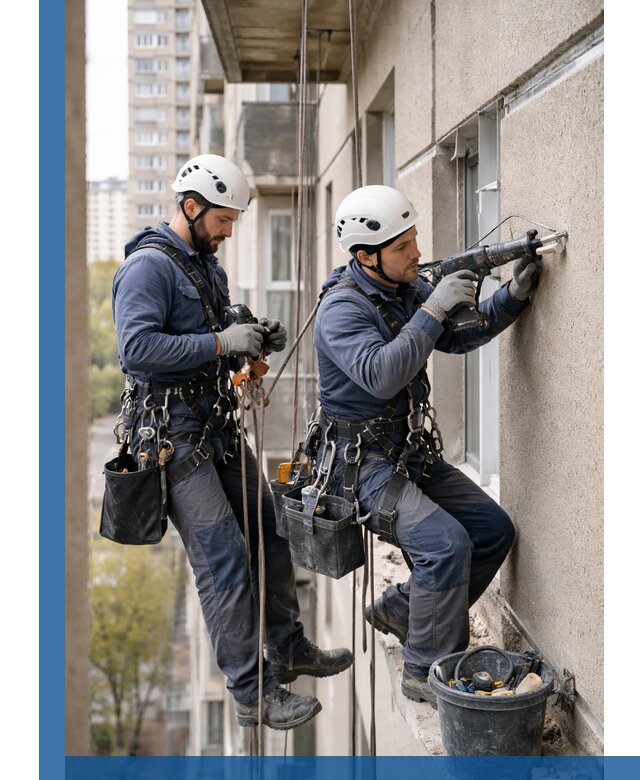 Промышленные альпинисты высотные работы и монтаж в Сегеже